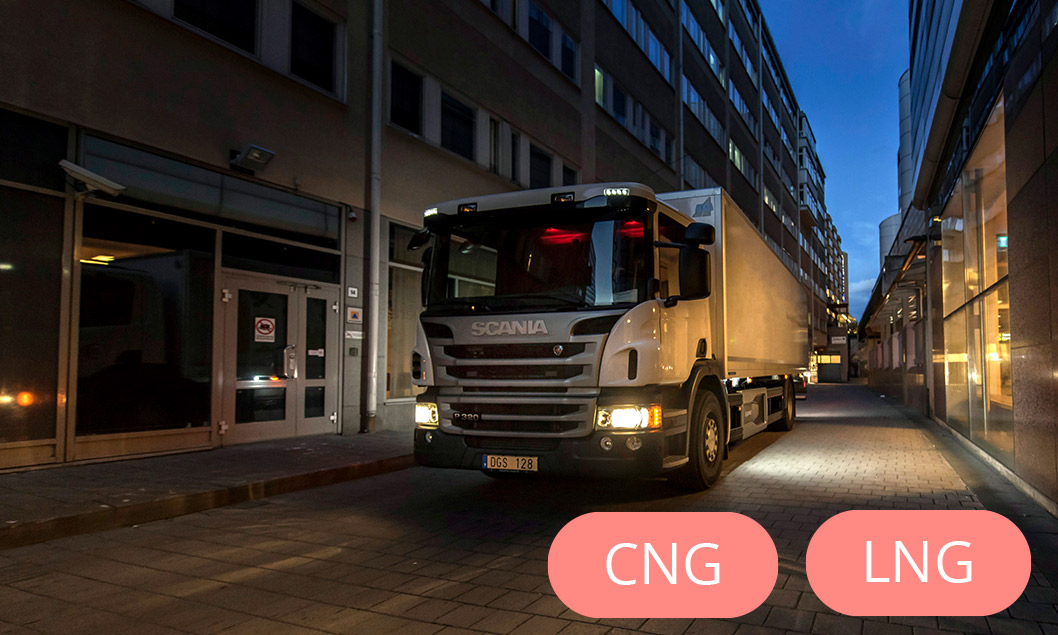 Scania Eurocargo CNG L, P, G, R un S sērijas.