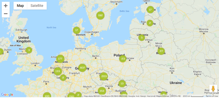 Cng Station Map Europe And Latvia 768x345 